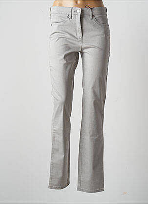 Pantalon slim gris TONI pour femme