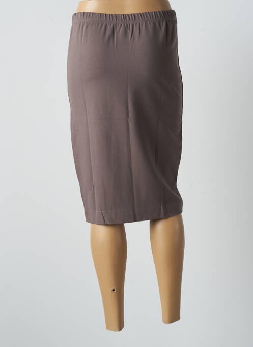 Jupe mi-longue marron MASAI pour femme