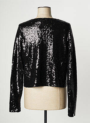 Veste en cuir manches longues noir CREAM femme