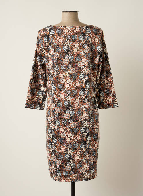 Robe mi-longue marron CREAM pour femme