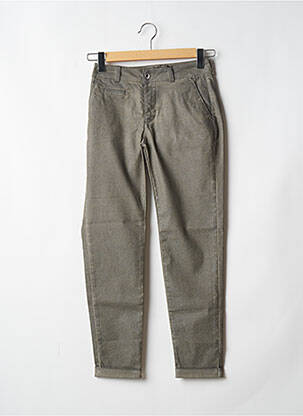 Pantalon slim stretch taille normale vert EVA KAYAN femme