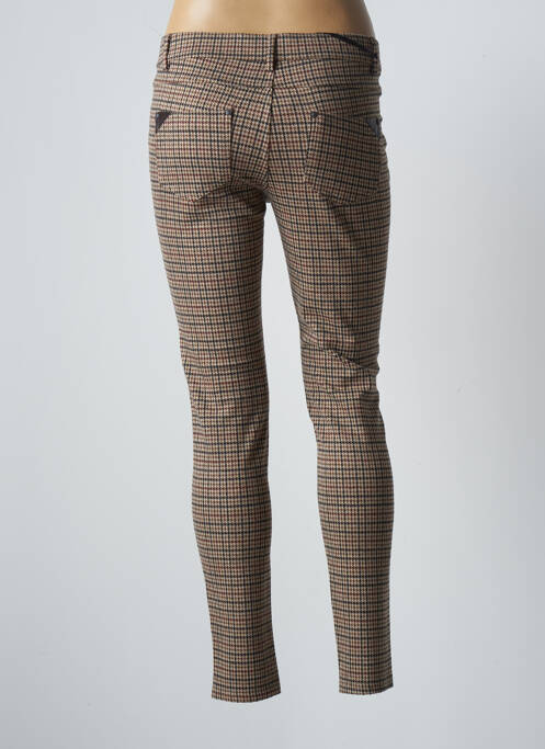 Pantalon slim marron LCDN pour femme