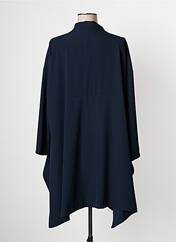Manteau long bleu SOPHIA CURVY pour femme seconde vue