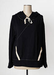 Sweat-shirt à capuche noir ELISA CAVALETTI pour femme seconde vue