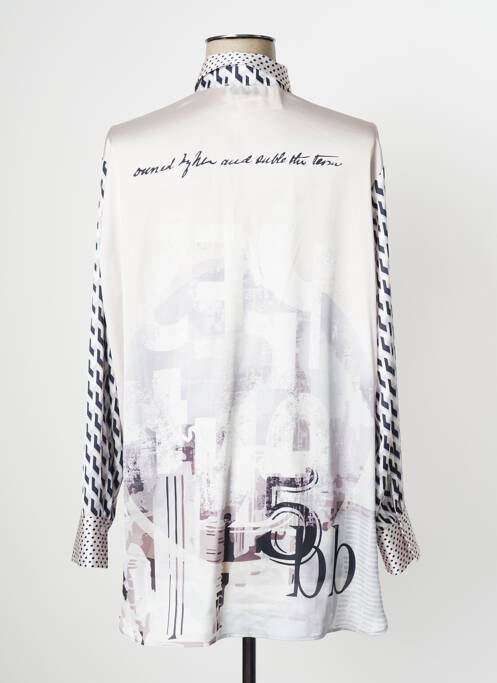 Tunique manches longues beige JUST WHITE pour femme