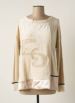 T-shirt beige ELISA CAVALETTI pour femme