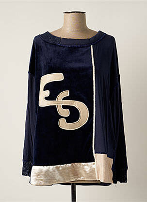 T-shirt bleu ELISA CAVALETTI pour femme