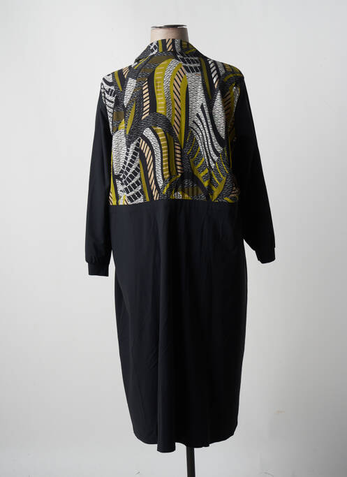 Robe mi-longue noir FRANCK ANNA pour femme