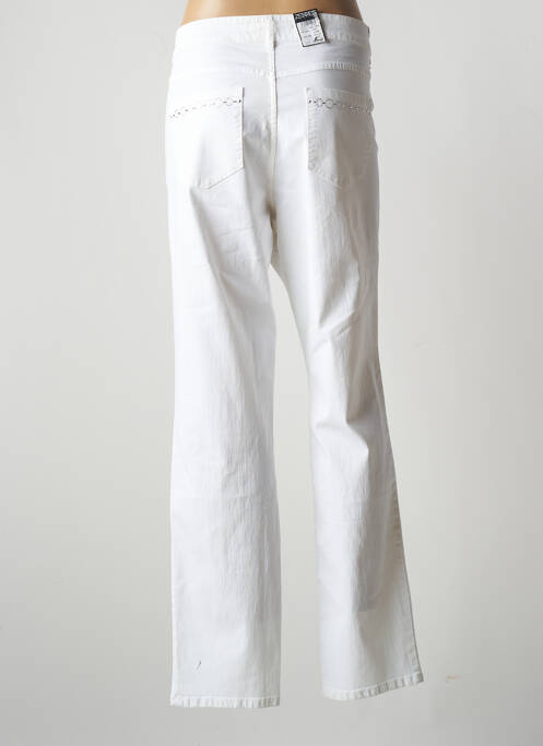 Pantalon slim blanc ZERRES pour femme