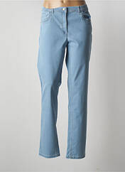 Jeans coupe droite bleu ZERRES pour femme seconde vue