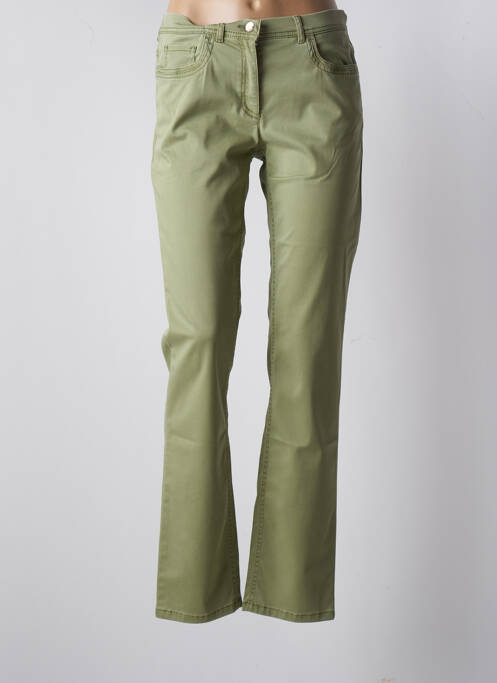 Pantalon droit vert ZERRES pour femme