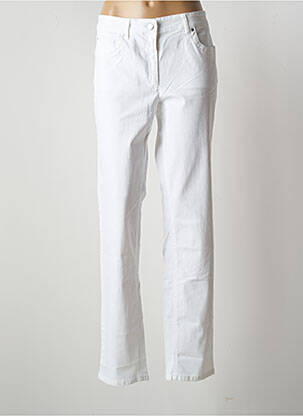 Pantalon droit blanc ZERRES pour femme