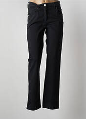 Pantalon slim noir ZERRES pour femme seconde vue