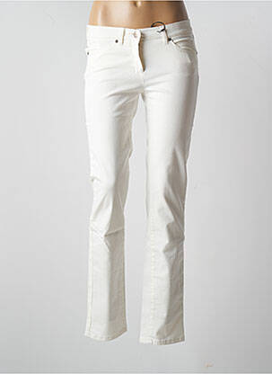 Jeans coupe slim blanc TONI pour femme