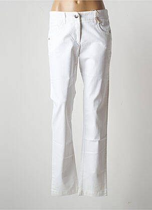 Jeans coupe slim blanc ZERRES pour femme