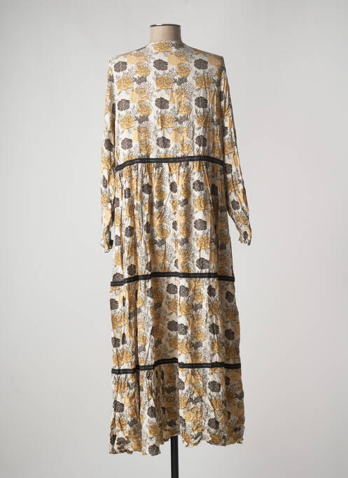 Robe longue beige LAST QUEEN pour femme