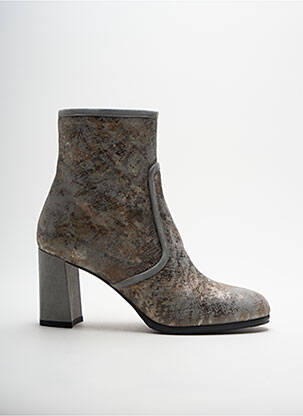 Bottines/Boots gris ELIZA DI VENEZIA pour femme