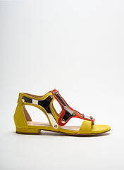Sandales/Nu pieds jaune ALBANO pour femme seconde vue