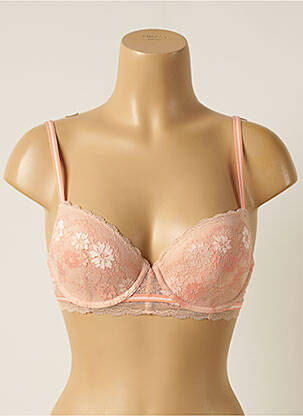 Soutien-gorge broderie haut soutien-gorge moulé rose ESPRIT femme