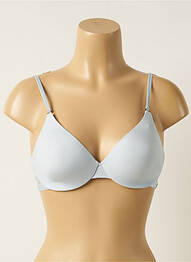 Soutien-gorge effet matière satinée haut soutien-gorge moulé bleu SLOGGI femme