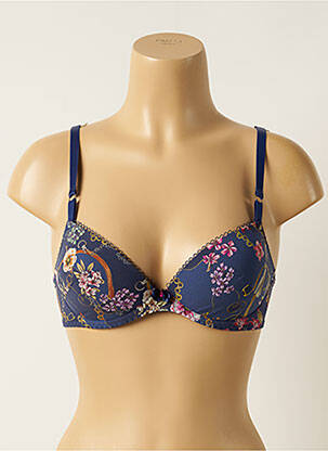 Soutien-gorge avec armature bleu ANTIGEL femme