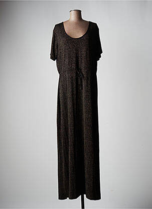 Robe longue noir PIECES pour femme
