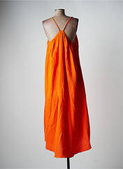 Robe longue orange VERO MODA pour femme seconde vue