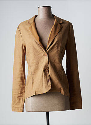 Blazer coupe cintrée beige HBT femme