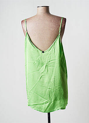 Top manches bretelles ajustables fines bretelles vert BSB femme