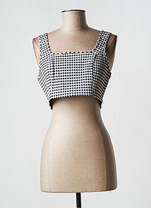 Top stretch sans manche noir ONLY femme
