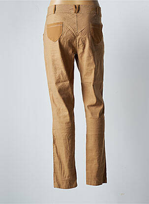 Pantalon slim taille normale taille normale beige HBT femme