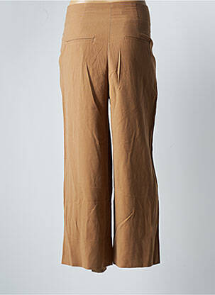 Pantalon 7/8 taille haute taille haute beige VERO MODA femme
