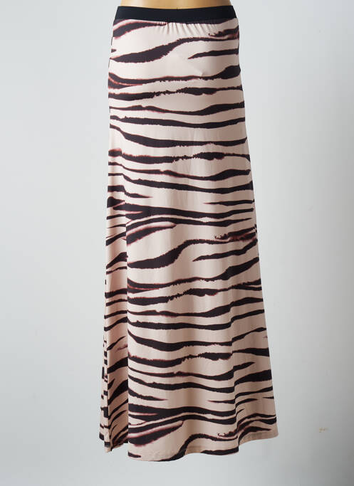 Jupe longue beige HBT pour femme