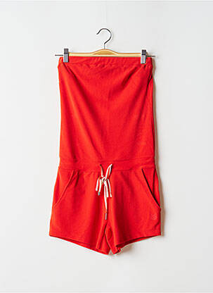 Combishort sans manche sans manche orange HBT femme