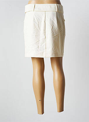 Jupe courte poches beige VERO MODA femme