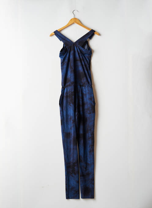 Salopette coupe cintrée fines bretelles bleu HBT femme