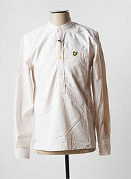 Chemise manches longues poches poitrine beige LYLE & SCOTT homme
