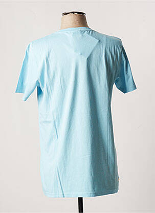 T-shirt coupe cintrée manches courtes bleu KULTE homme