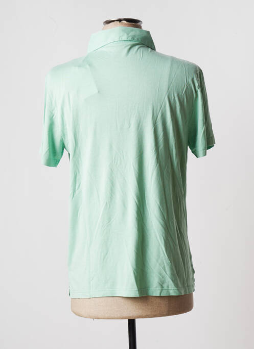 Polo tissage jersey manches courtes vert HERO SEVEN homme
