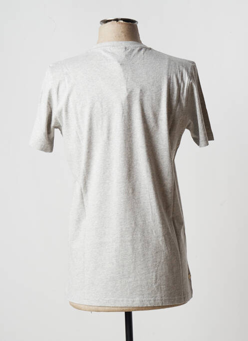 T-shirt tissage chiné manches courtes gris KULTE homme