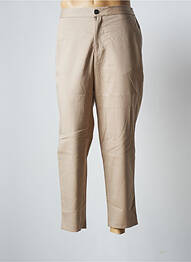 Pantalon droit stretch taille normale beige SELECTED homme