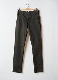 Pantalon slim tissage popeline taille normale vert JACK & JONES homme