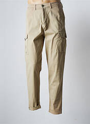 Pantalon cargo beige SELECTED pour homme seconde vue