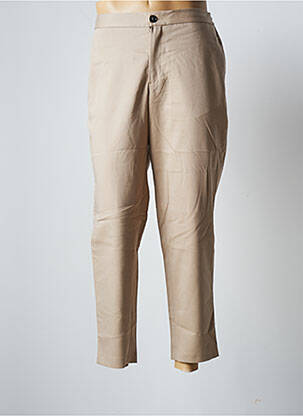 Pantalon droit beige SELECTED pour homme