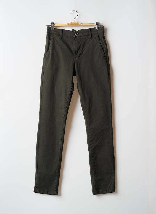 Pantalon slim tissage popeline taille normale vert JACK & JONES homme