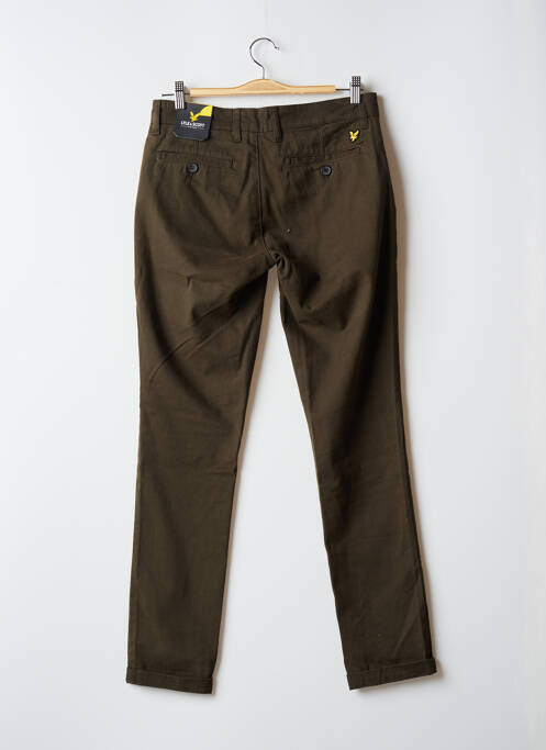 Pantalon chino vert LYLE & SCOTT pour homme