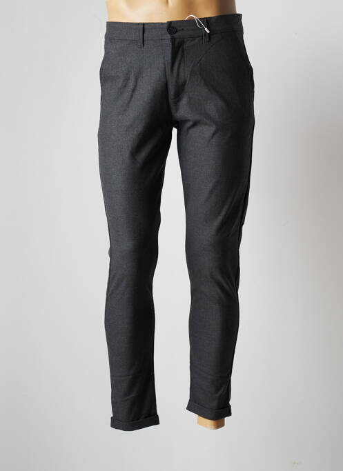 Pantalon droit gris CASUAL FRIDAY pour homme