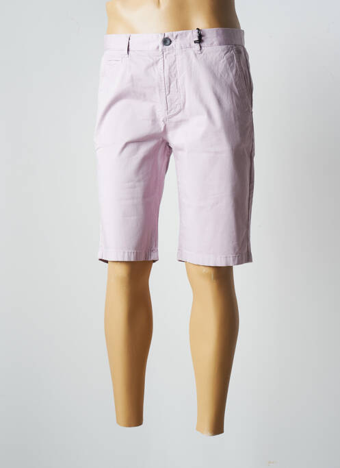 Bermuda stretch taille normale violet HERO SEVEN homme