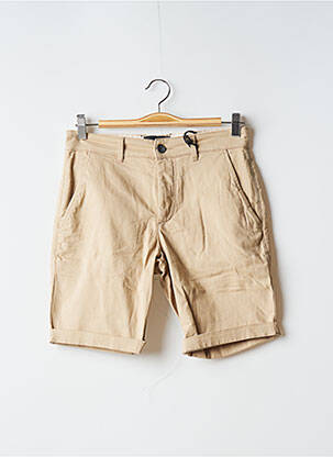 Bermuda tissage popeline taille normale beige LYLE & SCOTT homme