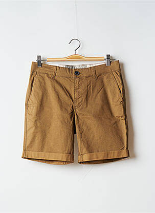 Bermuda stretch taille normale marron SELECTED homme